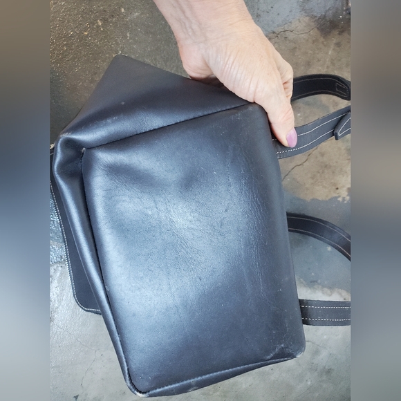 Genuine leather designer Ann Everett custom made backpack - Picture 6 of 7